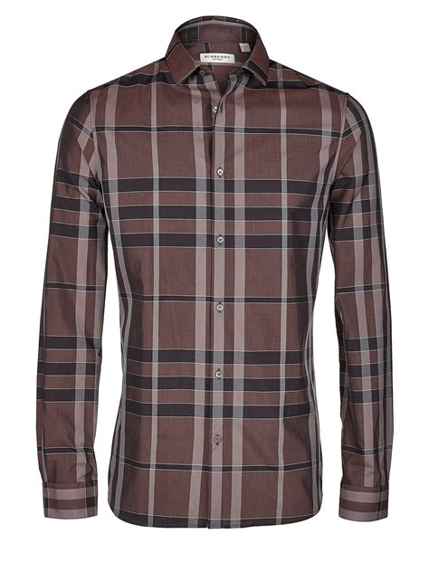 burberry plaid shirt dress|burberry collar shirt men's.